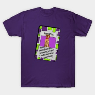 Animal Trading Card - Dog T-Shirt